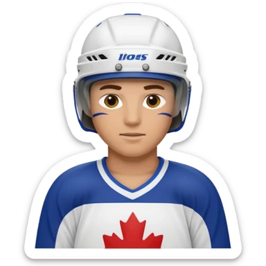 hockey player sticker
