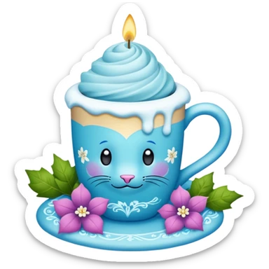 Chospin-Mnccino-Firret-Ivy-Floral-Candly-Candley-Barney-Ice-Fakémon-creature  sticker