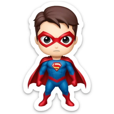 Vision illustration, Vision Art Superhero Spider-Man Chibi, chibi superman, comics, heroes, avengers  sticker
