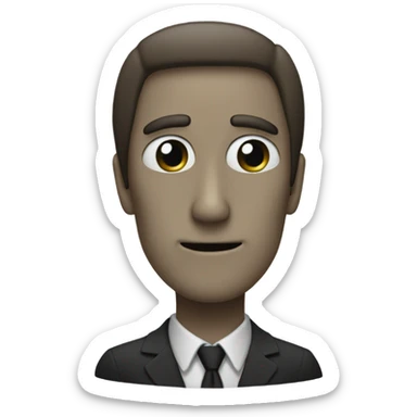 Really tall skinny man  sticker