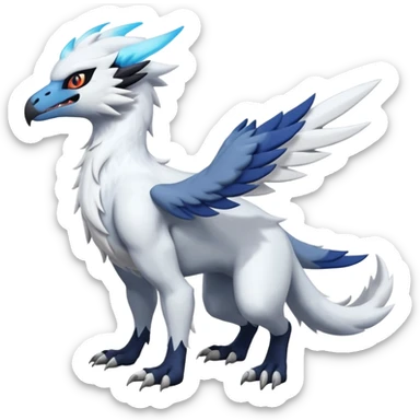 Nargacuga-Absol-Sergal-Silvally-Latios-fusion, full body  sticker