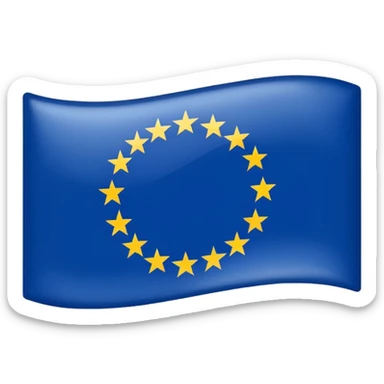european union flag sticker
