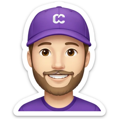 - Nam
- 20 tuổi
- Da trắng
- Tóc nâu , đội mũ tím
- Mặt đẹp trai, cười nhếc miệng sang bên phải
- Huấn luyện viên
- Râu vàng, dâu quai nón ở cằm chứ ko lên tới mũi sticker