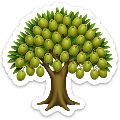Árbol de aceitunas sticker