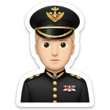 An emoji for discord of an Imperial Commander in star wars sticker