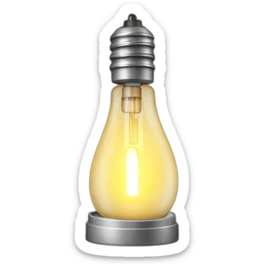 Low energie lamp sticker