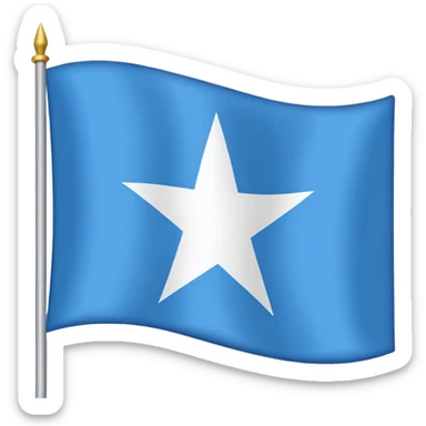 The flag of Awdal state in somalia sticker