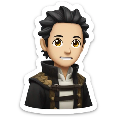 Zentsu agutsama from demon slayer sticker