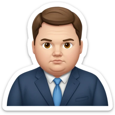 JD Vance but fat sticker