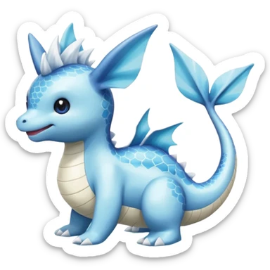 Mezprit-Primarina-Lapras-Vaporeon-Pokémon, full body sticker