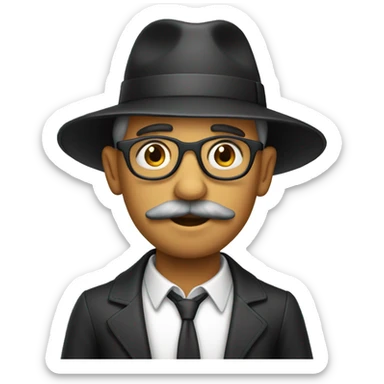 Pessoa com braços cruzados sticker