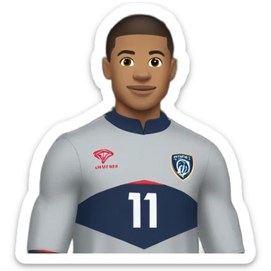 Mbappe sur Notre Dame de Paris sticker