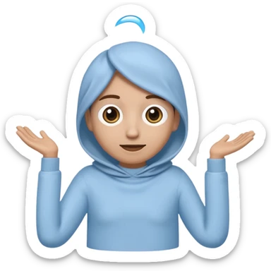 No head..it has 1 eye....stands upright ...wears clothing. is light grey and light blue..looks happy and cuddly... doesnt have a full head.... there is a appendage coming out of top of body with a single large eye sticker