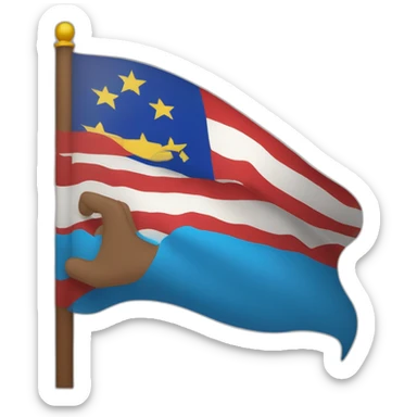 the savior country-flag-in-my-hand sticker