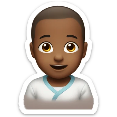 Baby blushing  sticker