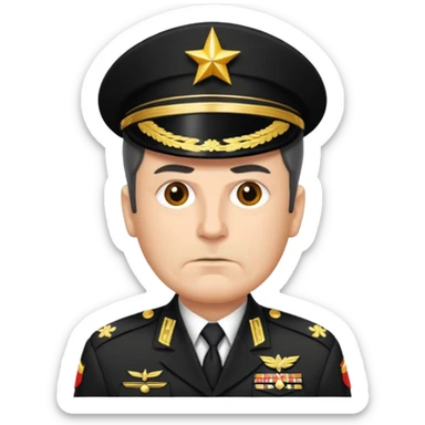 General of the army rank sticker