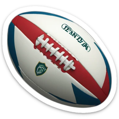 rugby ball sticker