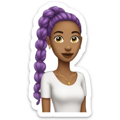 A brazilian designer with stretched ears sticker