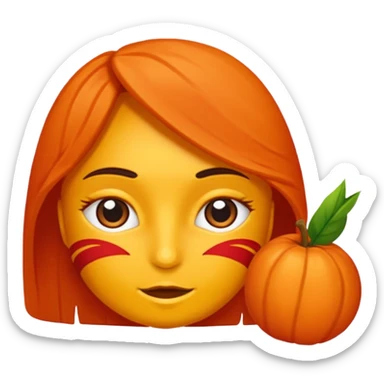 Kızgın kalem arka plan kırmızı ve turuncu karışımı alev olsun sticker