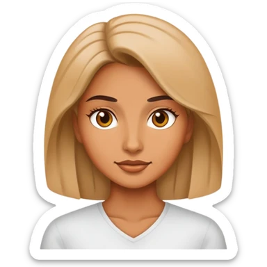 selfie of a confident woman sticker