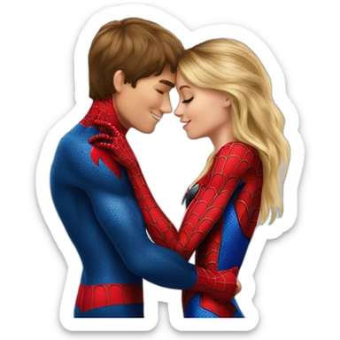 Hannah montana spider-man kiss sticker