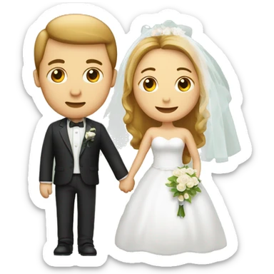 emoji d’un homme avec le genou au sol qui demande sa femme en mariage  sticker