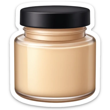 The makeup cream only has a cream form. sticker