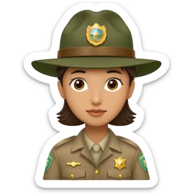 Park ranger sticker