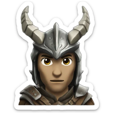 skyrim dragonborn sticker