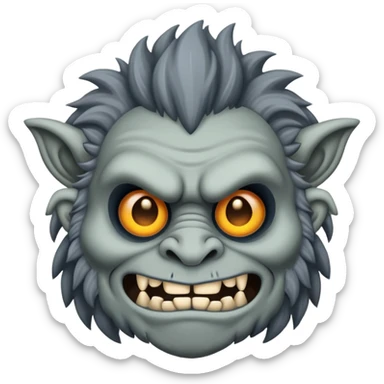 bony troll sticker