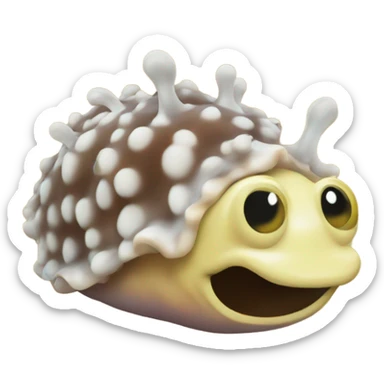 Sea slug sticker