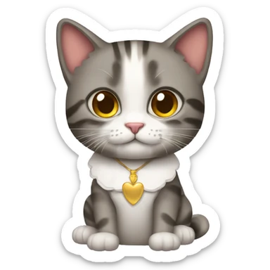 Gatto vestito da prete sticker