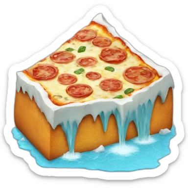 pizza iceberg sticker