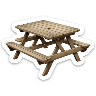 Picnic Table sticker