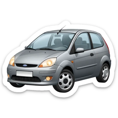 grey ford fiesta from 2003 sticker