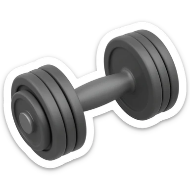 dumbbell sticker