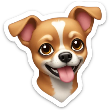 heart+chihuaua+yorkshire sticker