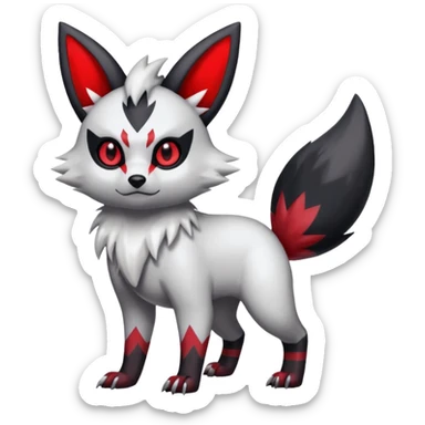 Zorua-Umbreon-Zangoose-fusion (full body) sticker