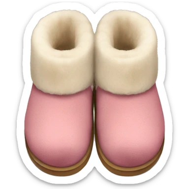 Ugg slippers realistic  sticker