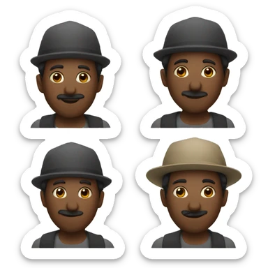 people with large nose and kippa sticker