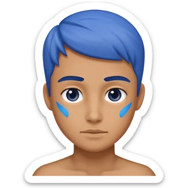 Popular creator blue mark  sticker