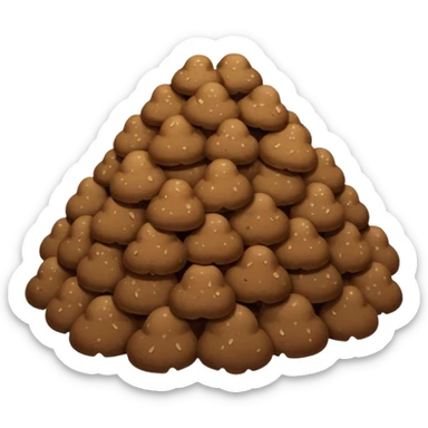 Make dog poop sticker