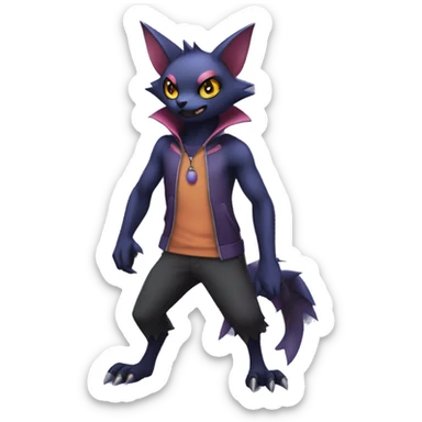 Noibat-Torracat-Zorua-Nargacuga full body sticker