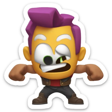 Dynamike from brawlstars sticker