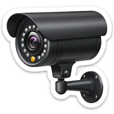 cámara seguridad remota sticker