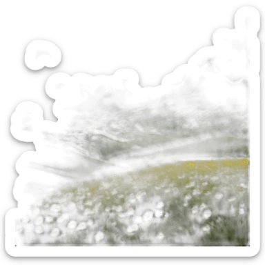 paysage tenebreux sticker