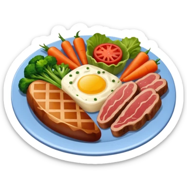 american cuisine sticker