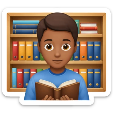 I’ll go to the library sticker