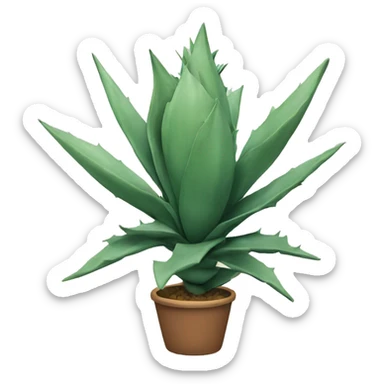 Agave plant sticker
