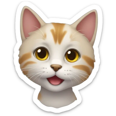smol cat sticker